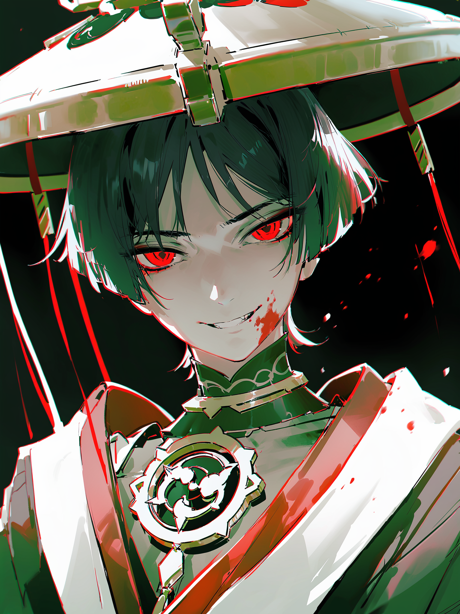 40171-83702797-masterpiece,best quality,dispersion,_lora_style26-xl_1_, solo,scaramouche _(genshin impact_),,blood,grin,green wind,1boy,spot co.png